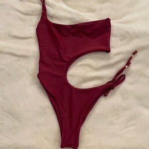 Maroon KIINI onesie